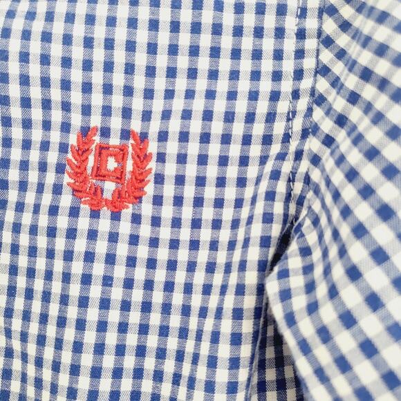 Chaps 2T easy care gingham button down shirt - Picture 2 of 3